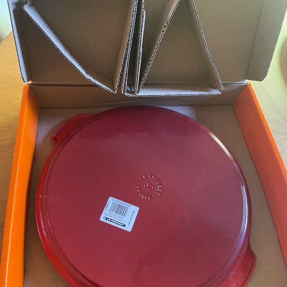 New Le Creuset Cast Iron Ribbed Bistro Pan Grill Griddle - Picture 2 of 12